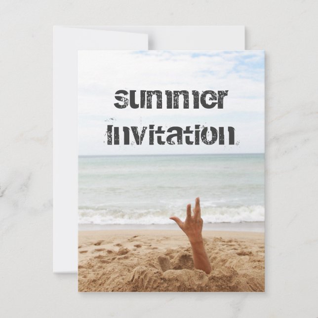 Convite Tirem-me daqui! (Frente)