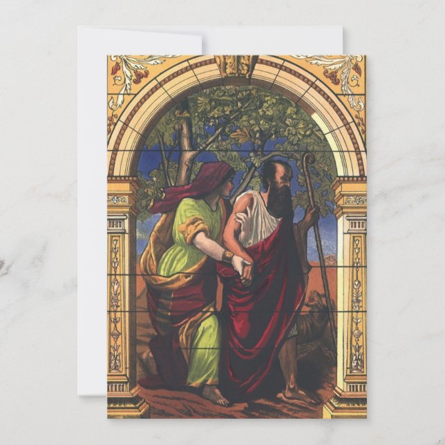 Convite Tobit Cego e Esposa Anna, Religião Antiga (Frente)