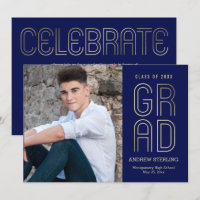 Tocar na Foto de Graduação EDITABLE COLOR Classe