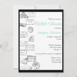 Convite Todas as estradas me levaram a você - Chá de panel