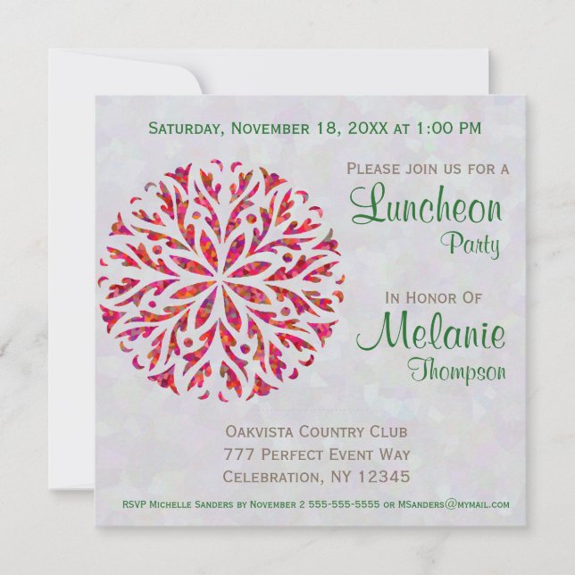 Convite Todas as finalidades | Sunset (Frente)