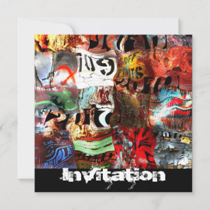 Convite Todas as Ocasiões Art Abstrato A3