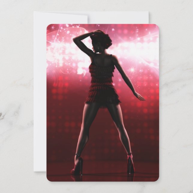 Convite Todo esse jazz convida (customizável) (Frente)