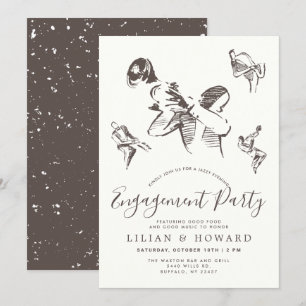 Convite Todo Esse Jazz  Jazz Festa de noivado