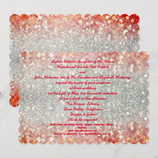 Convite Todo esse Tema da Glitters  