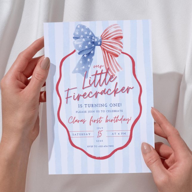 Convite Todo primeiro aniversario Americano Invite o Patri (Criador carregado)