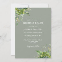 Todos Em Um Casamento Verde Eucalyptus Sage