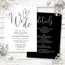 Todos Em Um Nós Fazemos Casamento Preto E Branco D