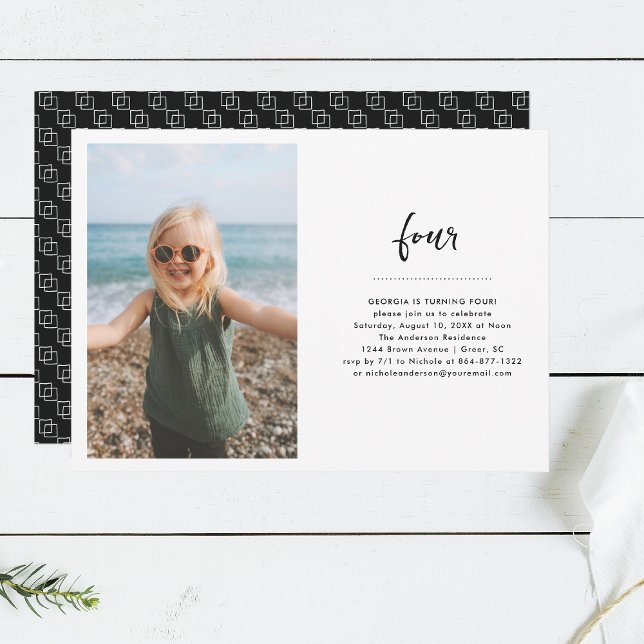 Convite Todos os anos | Festa de aniversário de Fotografia (Criador carregado)