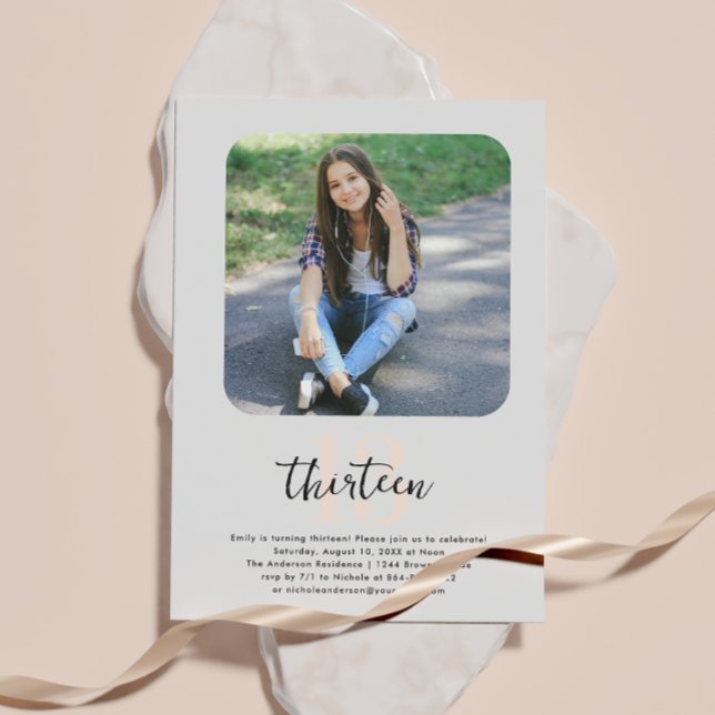 Convite Todos os anos | Festa de aniversário de Fotografia (Criador carregado)