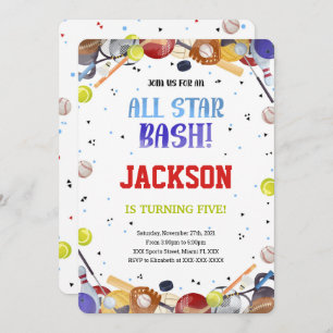 Convite Todos os Concursos de Aniversário do Star Sport