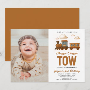 Convite Todos os segundos aniversários do comboio de alta 