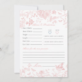 Convite Toile Rosa De Jouy - Aconselhamento Floral para Be