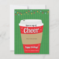 Tome uma xícara de presente de café mais alegre