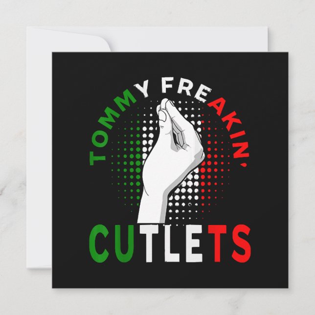 Convite Tommy Cutlets (Frente)