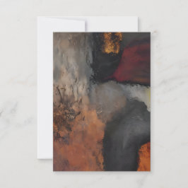 Convite Tonalidades da Terra abstrato