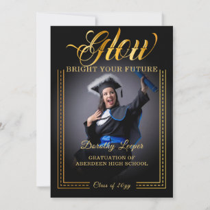 Convite Toque de ouro Ilumine seu futuro