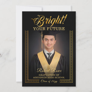 Convite Toque de ouro Ilumine seu futuro.
