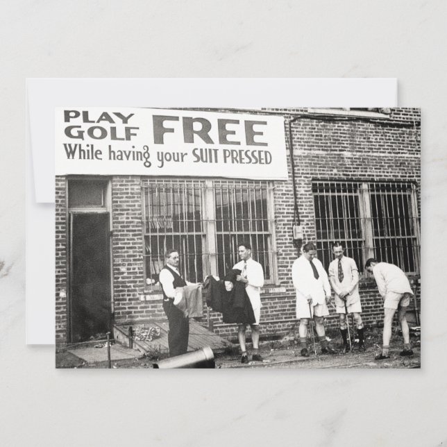 Convite Toque Sem Golfe (Enquanto Tem Seu Fato Preso) (Frente)