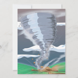 Convite Tornado Twister
