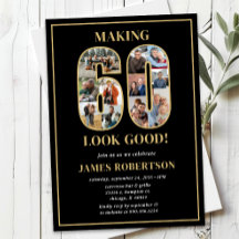 Tornando os 60 anos Atraentes Foto de Aniversário
