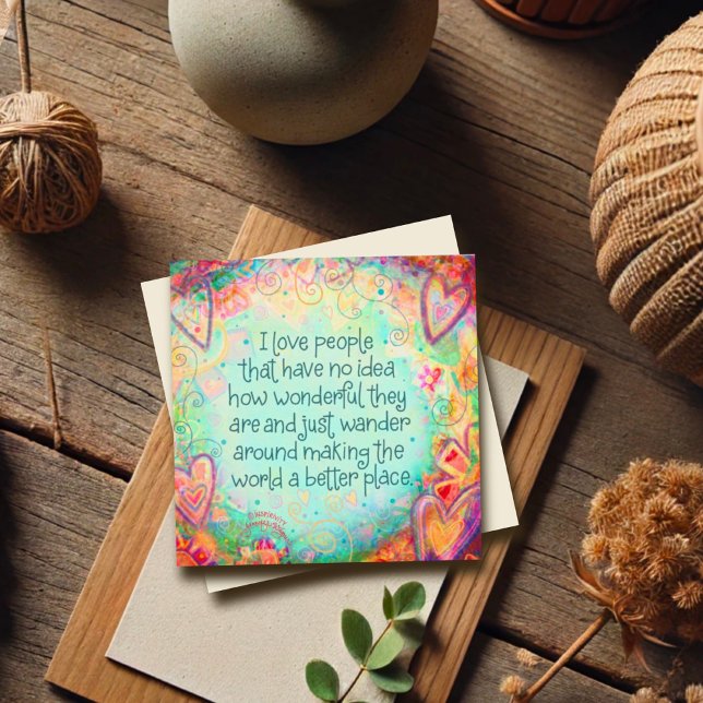 Convite Torne o mundo melhor muito Bonito Obrigado (Criador carregado)