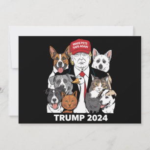 Convite Torne Os Animais Seguros Novamente Trump 2024 Salv