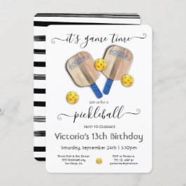 Convite Torneio de Festa de Pickleball