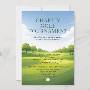 Convite Torneio de Golfe Beneficente