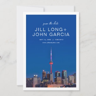 Convite Toronto Wedding Salve a Data