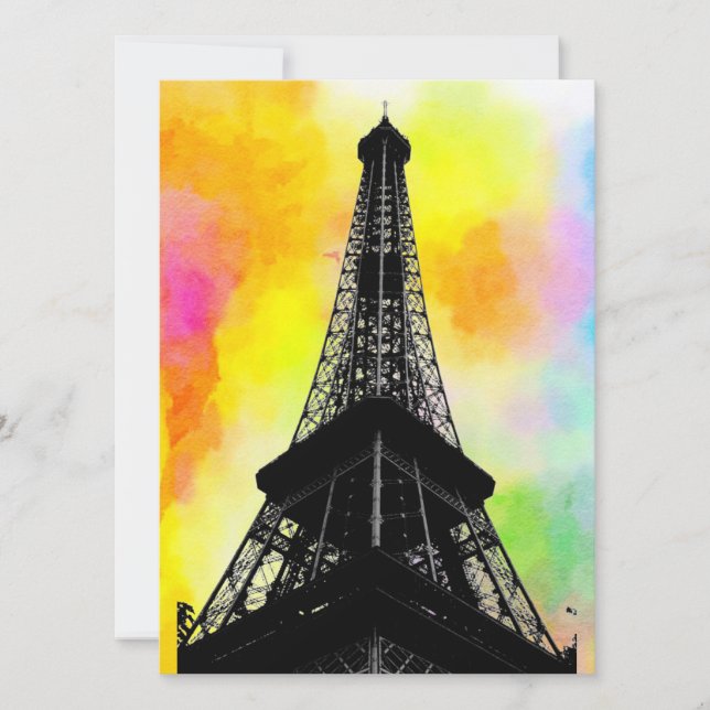 Convite Torre Eiffel (Frente)
