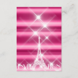 Convite Torre Eiffel Paris Bridal 16º Diamond Pink