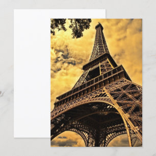 Convite Torre Eiffel Paris França
