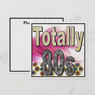 Convite total dos anos 80