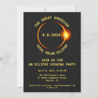 Total Solar Eclipse View Party 4/8/2024 EUA