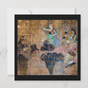 Convite Toulouse-Lautrec - Dança Mourisca / As Almeias