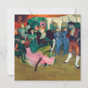 Convite Toulouse-Lautrec - Marcelle Lender, Dançando Boler