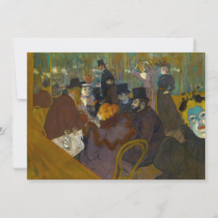 Convite Toulouse-Lautrec - No Rouge