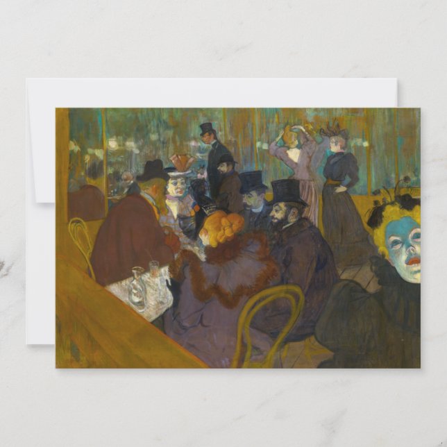 Convite Toulouse-Lautrec - No Rouge (Frente)
