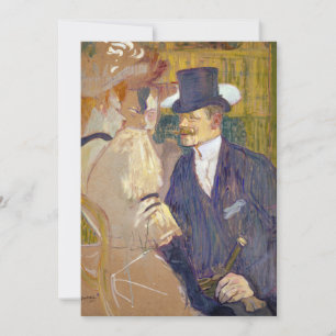 Convite Toulouse-Lautrec - O Inglês no Rouge