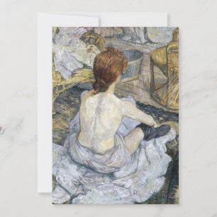 Convite Toulouse-Lautrec - Ruiva / A Toilette