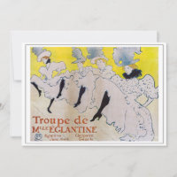 Toulouse-Lautrec - Troupe de Mlle Eglantine