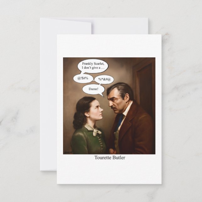 Convite Tourette Butler (Frente)