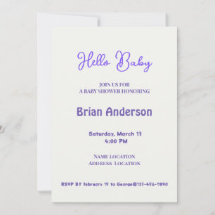 Convite Trabalho de arte de Crianças Personalizadas, dois 