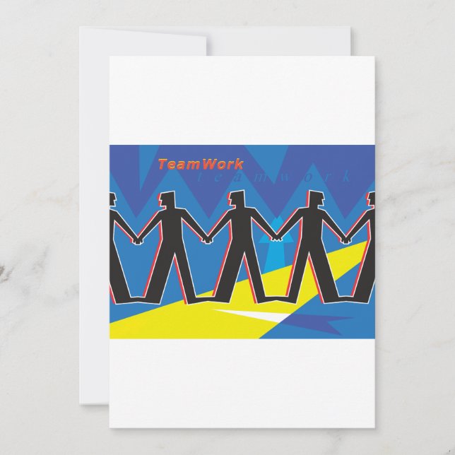 Convite Trabalho em equipe (Frente)