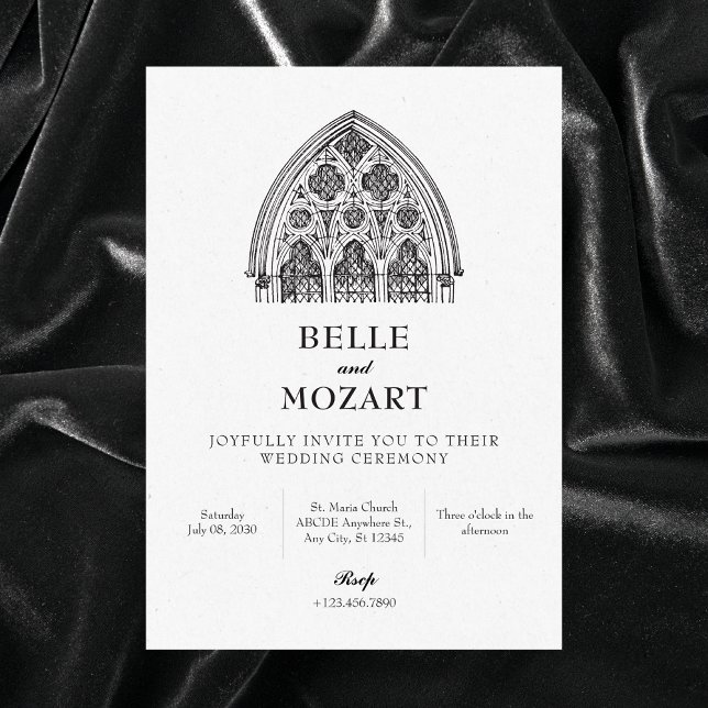 Convite Tracery gótica (Criador carregado)