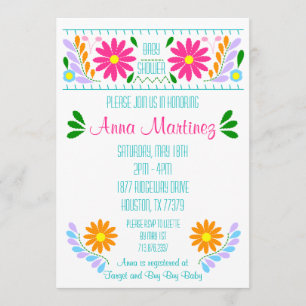 Convite tradicional mexicano Emboiderme Fiesta