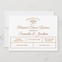 Convite Tradicional para Janto de Ensaios Vitorian