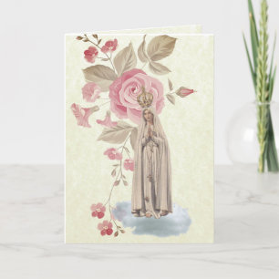 Convite Tradicional Vintage Católico para Primeira