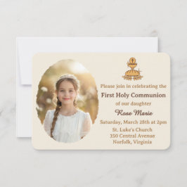 Convite Traditional First Holy Communion Photo